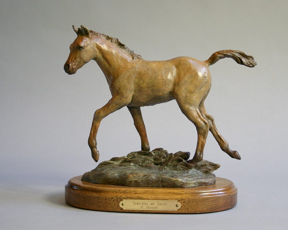 Struttin My Stuff | Marianne Caroselli | Sculpture-Exposures International Gallery of Fine Art - Sedona AZ