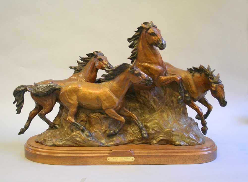 Thundering Hooves | Marianne Caroselli | Sculpture-Exposures International Gallery of Fine Art - Sedona AZ