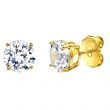 18 KGP 2 Carat 4 Prong Studs | Bling By Wilkening | Jewelry-Exposures International Gallery of Fine Art - Sedona AZ