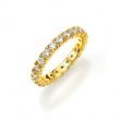 18 KGP 2.75mm Thin Round Eternity Ring Band | Bling By Wilkening | Jewelry-Exposures International Gallery of Fine Art - Sedona AZ