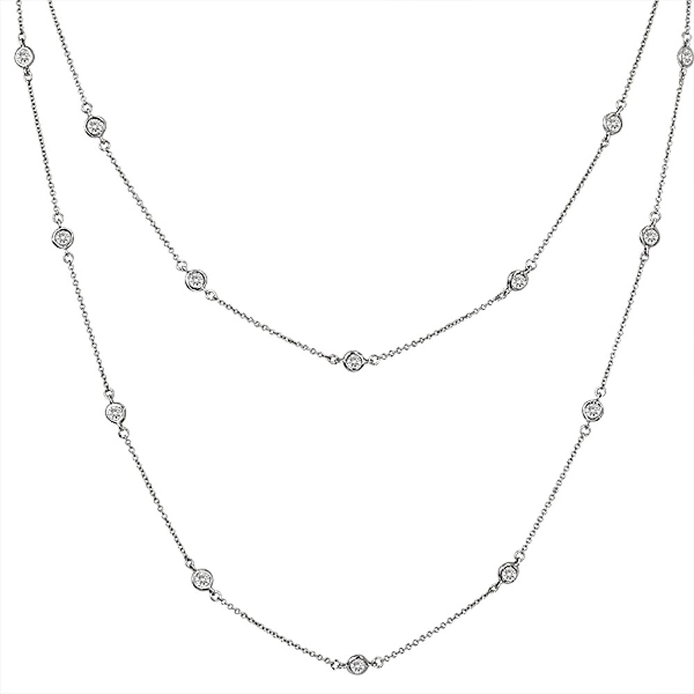 Silver 54 Inch 6-in-1 Necklace | Bling By Wilkening | Jewelry-Exposures International Gallery of Fine Art - Sedona AZ