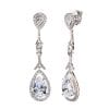 Sterling Silver Couture Long Teardrops | Bling By Wilkening | Jewelry-Exposures International Gallery of Fine Art - Sedona AZ