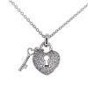 Sterling Silver Tiny Locket and Key Necklace | Bling By Wilkening | Jewelry-Exposures International Gallery of Fine Art - Sedona AZ