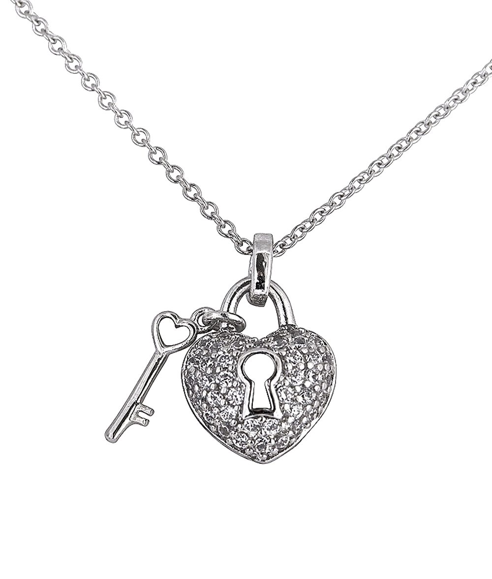Sterling Silver Tiny Locket and Key Necklace” – Exposures International  Gallery of Fine Art