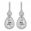 Silver Victorian Clear Teardrops | Bling By Wilkening | Jewelry-Exposures International Gallery of Fine Art - Sedona AZ