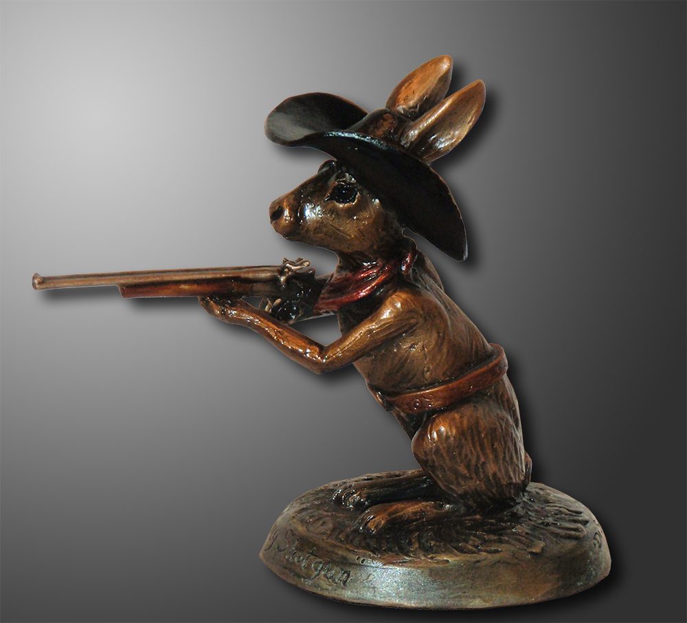 Shotgun Jack | Diana Simpson | Sculpture-Exposures International Gallery of Fine Art - Sedona AZ