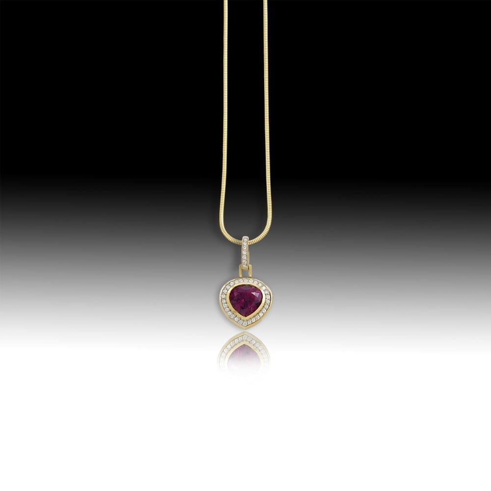 D151- Rhodolite Garnet 6.94 | Barbara Westwood | Jewelry-Exposures International Gallery of Fine Art - Sedona AZ