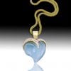 Aquamarine Heart | Barbara Westwood | Jewelry-Exposures International Gallery of Fine Art - Sedona AZ