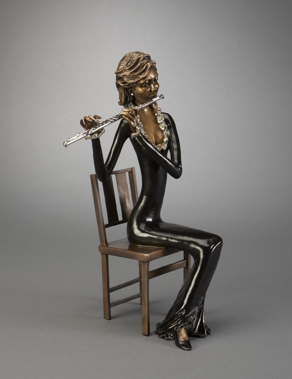 Flutist | Ruiz Sculpture | Sculpture-Exposures International Gallery of Fine Art - Sedona AZ