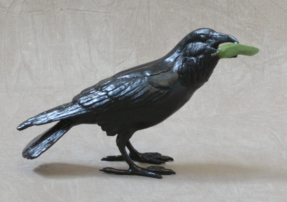 Small Raven IX | Jim Eppler | Sculpture-Exposures International Gallery of Fine Art - Sedona AZ