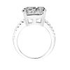 Sterling Silver Clear Asscher/Emerald-Cut Aspen Ring-Bling by Wilkening Invented Cut | Bling By Wilkening | Jewelry-Exposures International Gallery of Fine Art - Sedona AZ