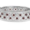 Red Florentine Bangle-360 Video- Z30316 