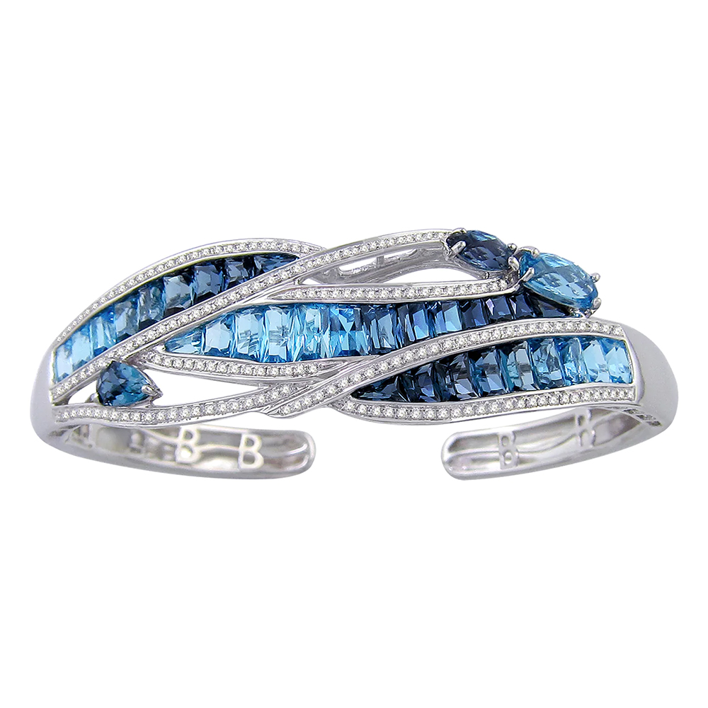 Blue az fashion bangle