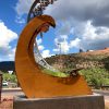 Eagle Dancer North Monument | Reagan Word | Sculpture-Exposures International Gallery of Fine Art - Sedona AZ