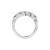 * NEW COUTURE COLLECTION Sterling Silver Round 4mm Couture Half Eternity Ring Band | Bling By Wilkening | Jewelry-Exposures International Gallery of Fine Art - Sedona AZ